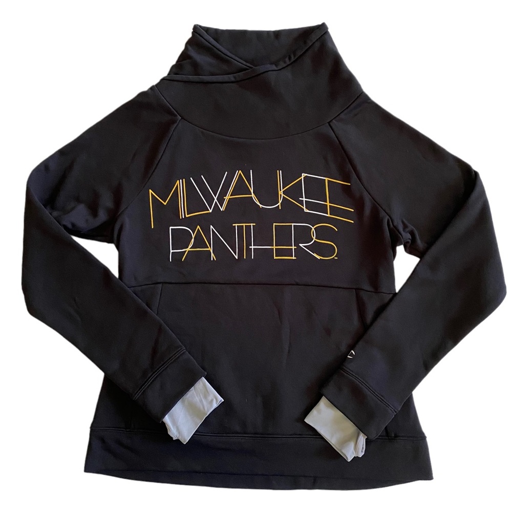 Champion University of Milwaukee Panthers Pullover Sweatshirt Size XS Black